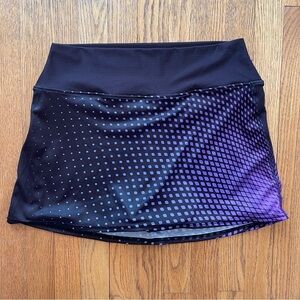 NEW Paddletek Womens Black Purple Pickleball Skort Size XL NWOT